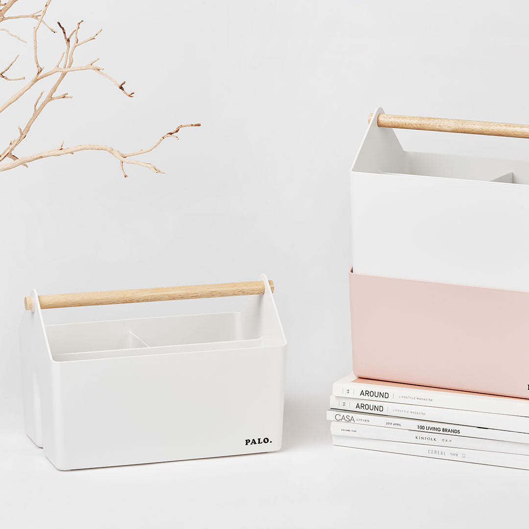 Litem | Multi Utility Storage Basket | Grey |  Palo | For Office Home & Kitchen