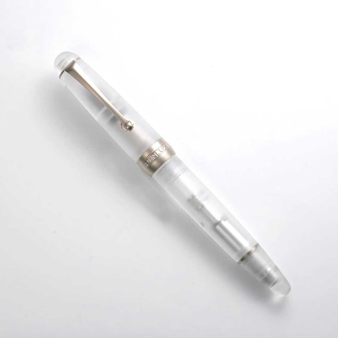 Penlux | Premium | Fountain Pen | Delgado Demo Matted | Clear Translucent