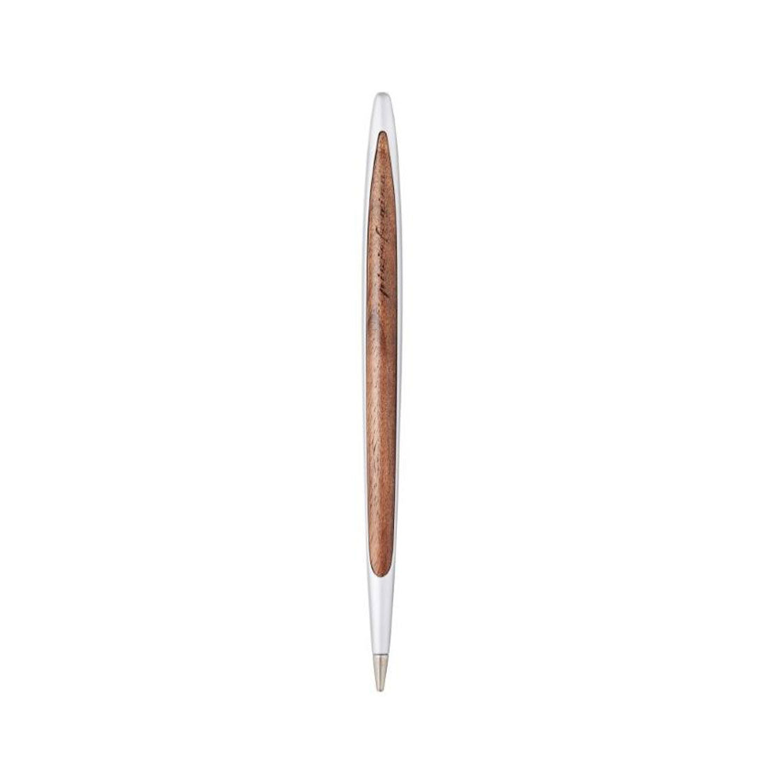Pininfarina | Cambiano | Aluminium | Classic  Ethergraf metal alloy tip | Solid Wood Desk Stand