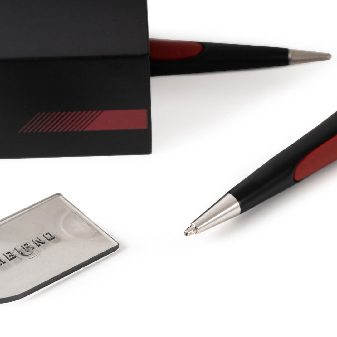Pininfarina | Cambiano Race | Yellow | Ballpoint Pen | Racing Desk Stand