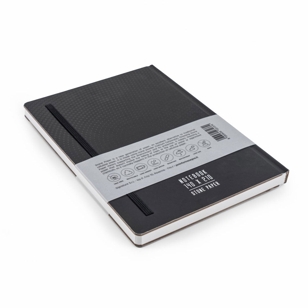 Pininfarina | Notes | Stone Paper Flexi Black | Ruled