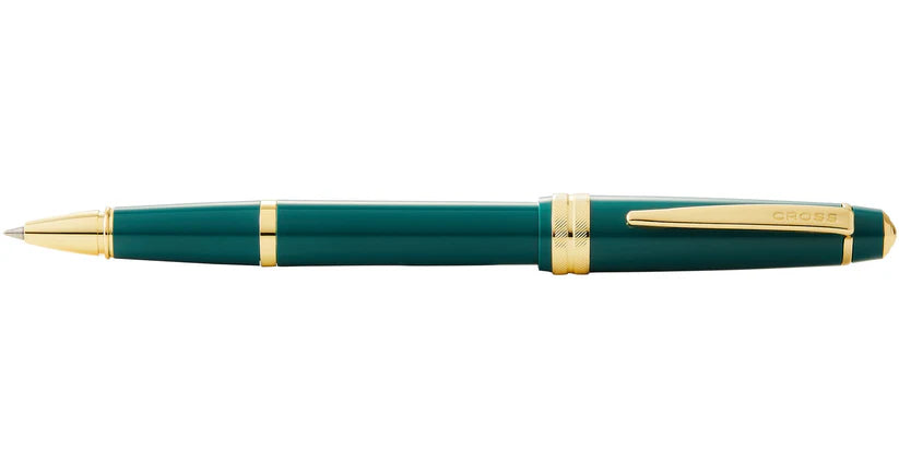 Cross AT0745-12 Bailey Light™ Polished Green Resin and Gold Tone Rollerball Pen