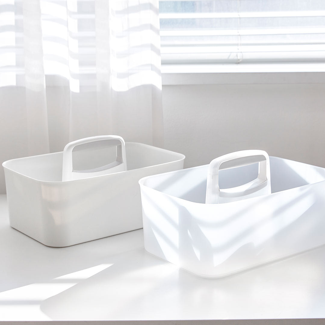 Litem | Portable Storage Organiser | Smog & Ivory | Porta Grande | For Office Home & Kitchen