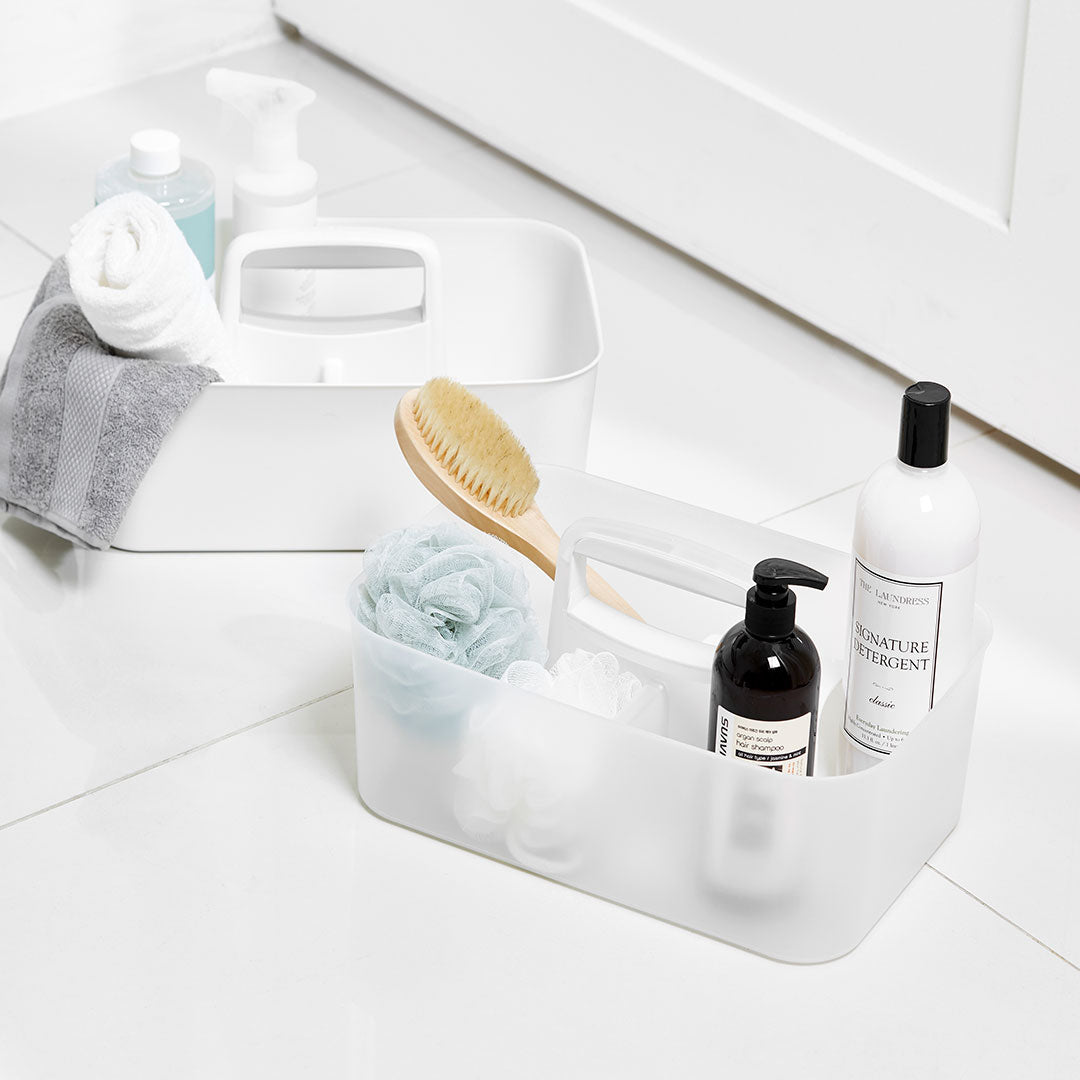 Litem | Portable Storage Organiser | Smog & Ivory | Porta Grande | For Office Home & Kitchen