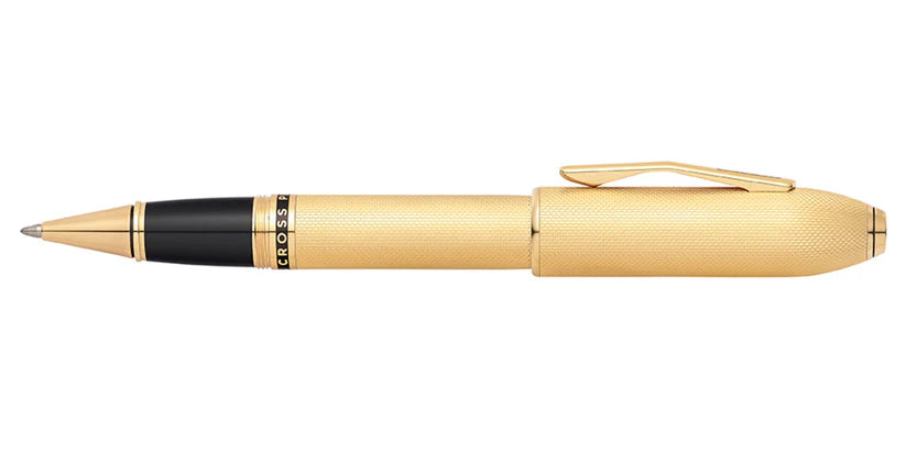 Cross AT0705-4 Peerless™ 23KT Heavy Gold Plate with Gold Plated Appointments and Swarovski Crystal Rollerball Pen