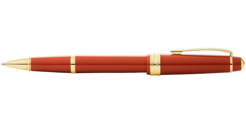 Cross AT0745-13 Bailey Light™ Polished Amber Resin and Gold Tone Rollerball Pen