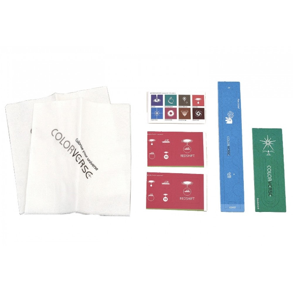 Colorverse | Astrophysics Series | Season 2 | Fountain Pen Ink | Redshift | Red | 65ml and 15ml | 2 Bottle Set - penpencilink