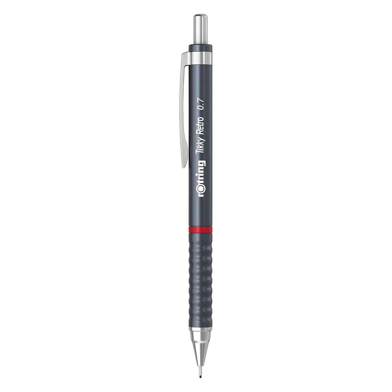 Rotring Tikky Retro 0.7mm Mechanical Pencil in Metallic Grey