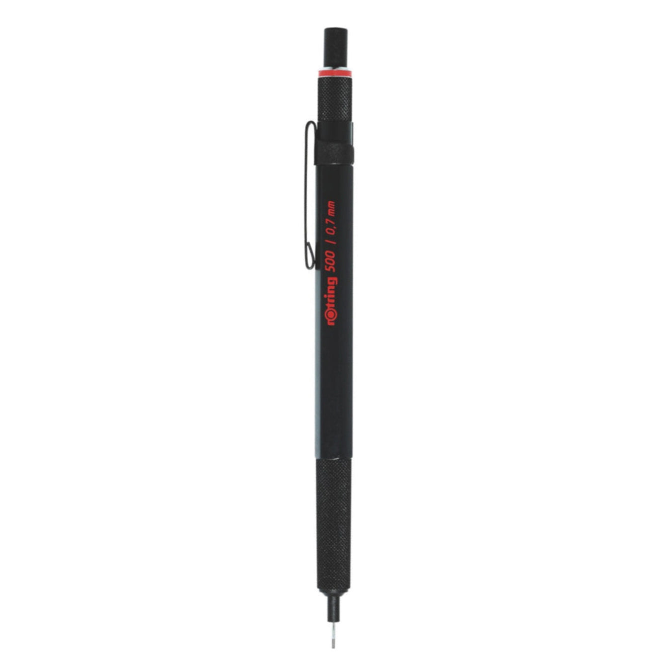 Rotring 500 Mechanical Pencil 0.7mm in Black on a white background