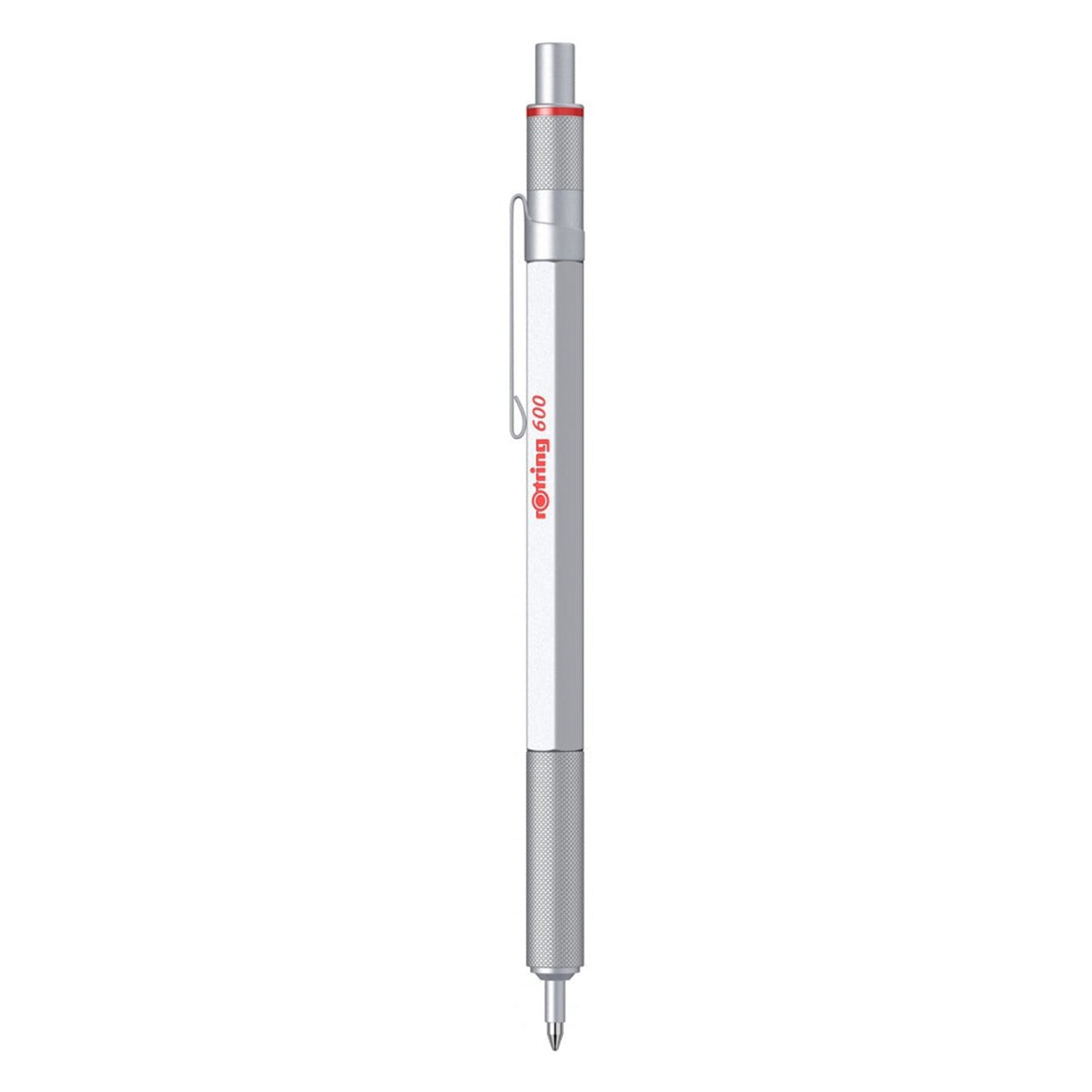 Rotring 600 Medium Point Ballpoint Pen in Silver