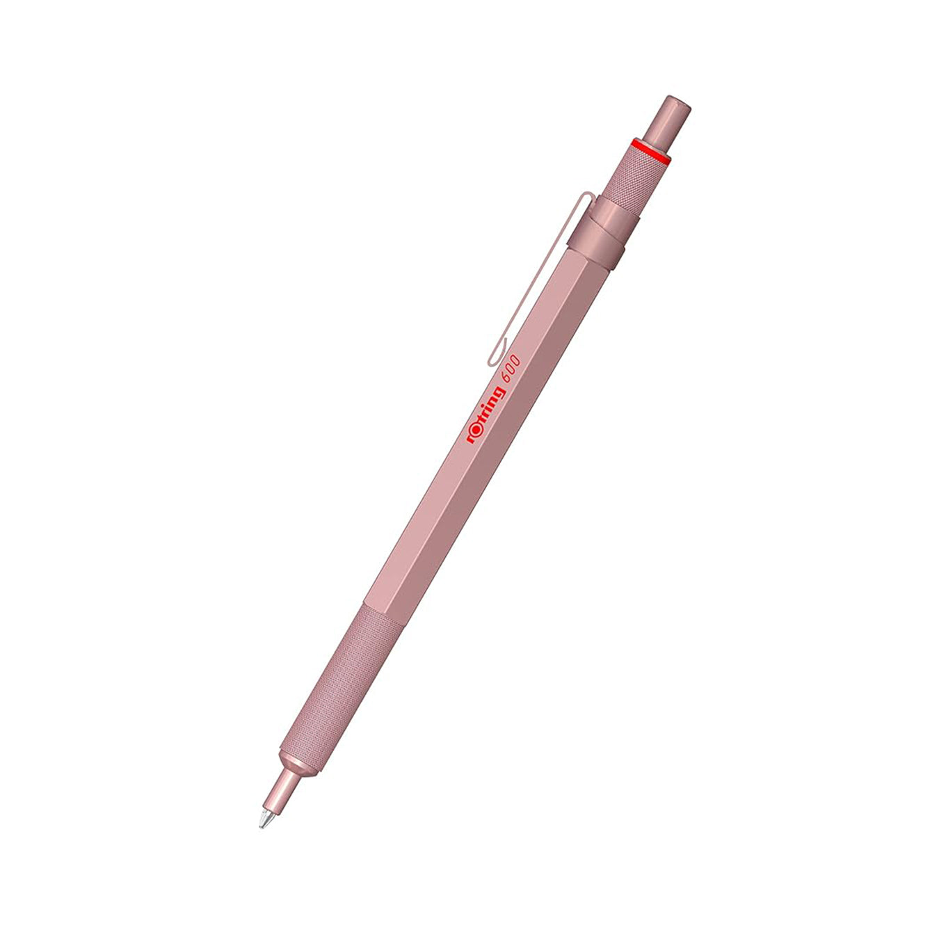 Rotring 600 Medium Point Ballpoint Pen in Rose Gold