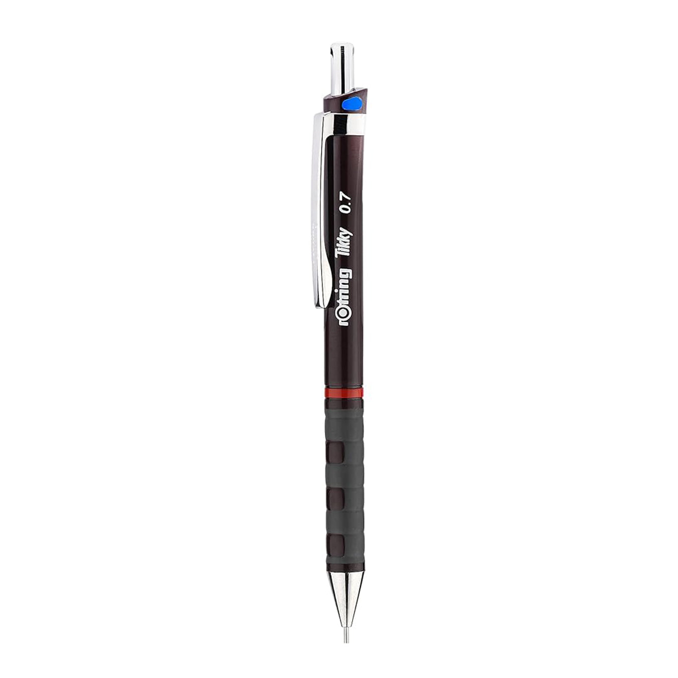 Rotring Tikky 0.7mm Burgundy Mechanical Pencil on a white background