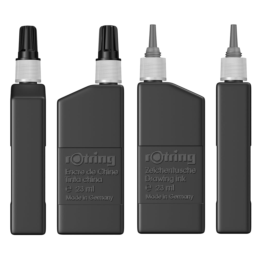 Rotring | Isograph | Drawing Ink | 23 ml | Bottle | Black