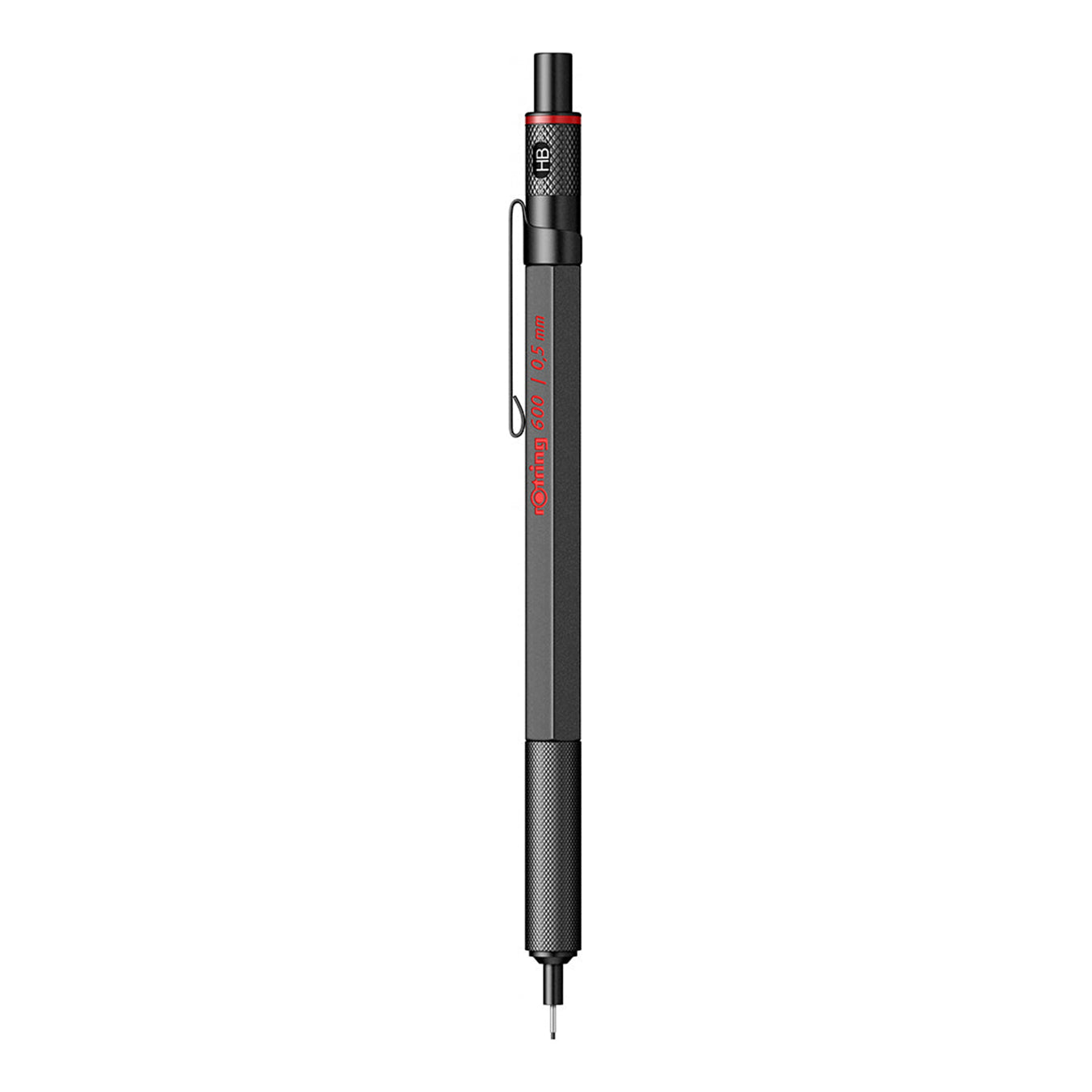 Rotring 600 Mechanical Pencil 0.5mm in Black on a white background