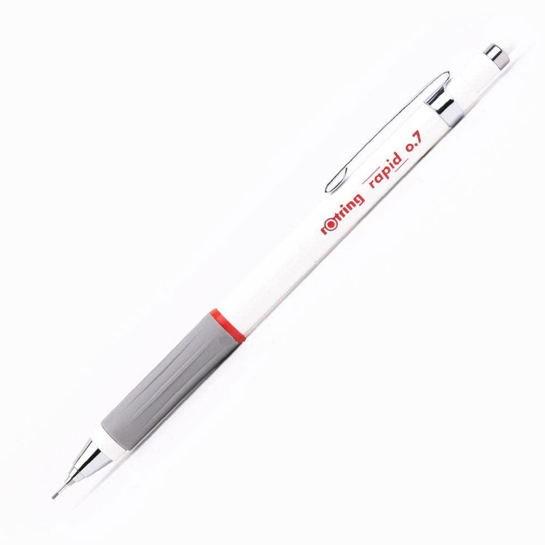 Rotring | Rapid | Mechanical Pencil | Triangular Grip | 0.7mm | White