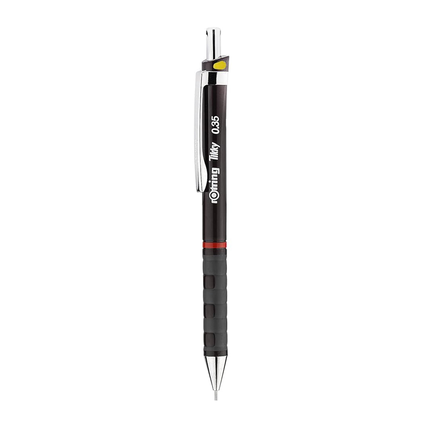 Rotring Tikky 0.35mm Mechanical Pencil in Black on a white background