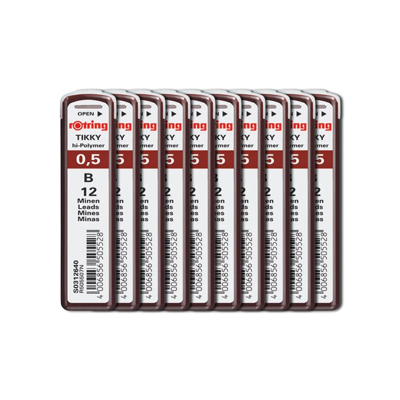 Rotring Tikky 0.5MM B Leads – Pack of 10