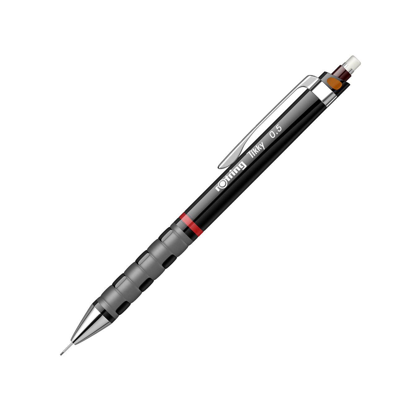 Rotring Tikky 0.5mm Black Mechanical Pencil on a white background