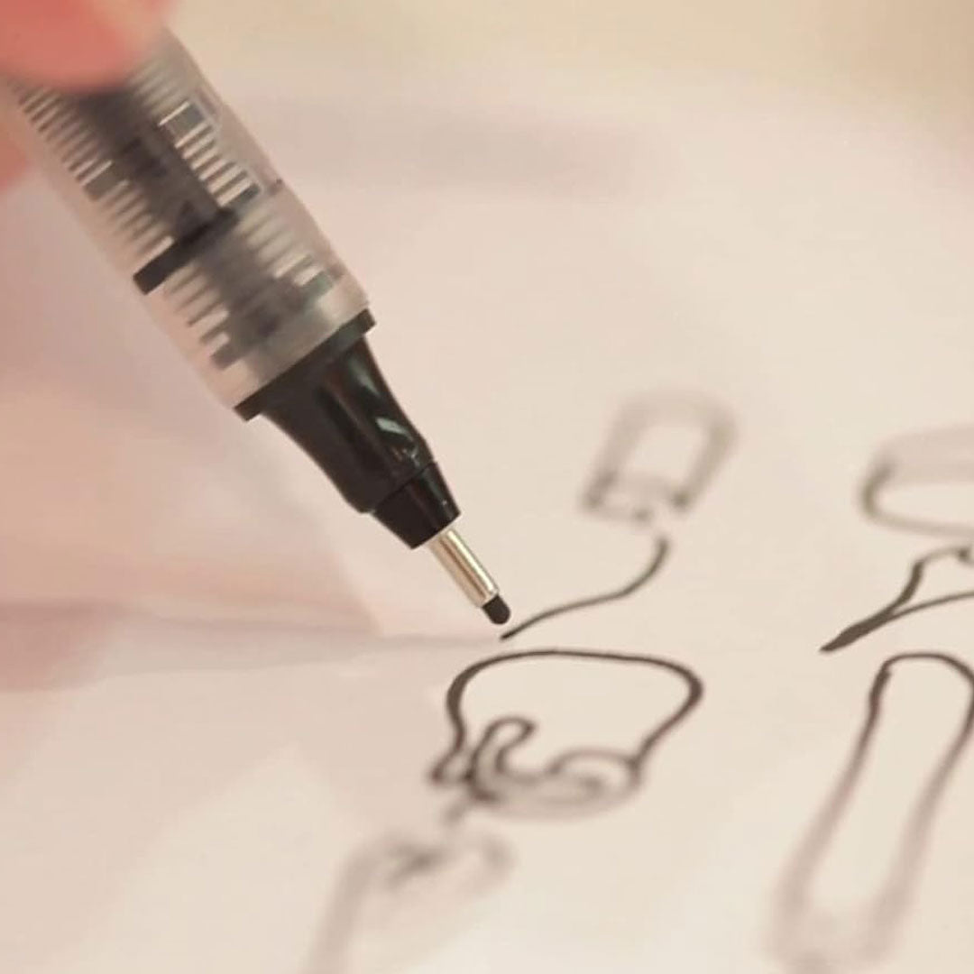 Rotring | Tikky | Graphic Fineliner | Black Pigment Lightfast | 0.3mm | 5 Pen Set