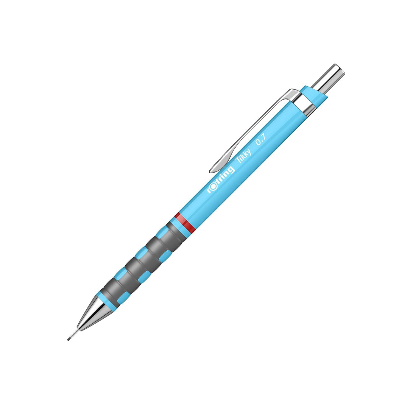 Rotring Tikky 0.7mm Mechanical Pencil in Blue on a white background