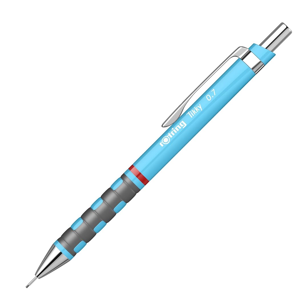 Rotring | Tikky | Mechanical Pencil | 0.7mm | Triangular Ergonomic Grip | Blue