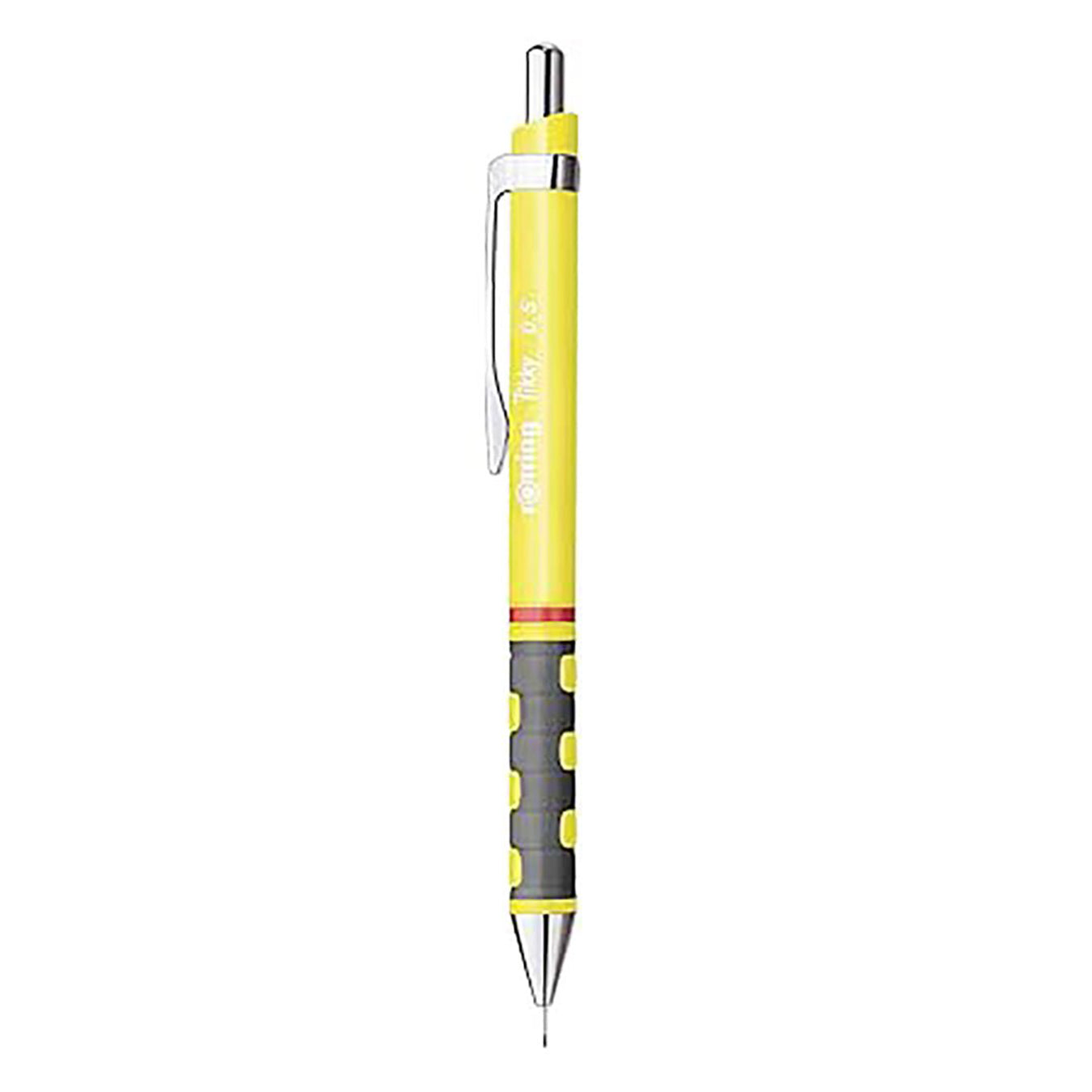 Rotring Tikky 0.5mm Mechanical Pencil in Neon Yellow on a white background