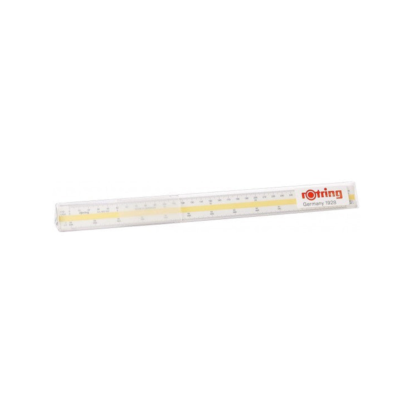 Rotring Triangular Reduction Scale on a white background