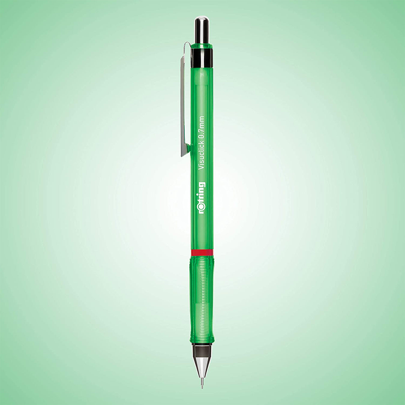 Rotring Visuclick 0.7mm Mechanical Pencil in Green on a white background