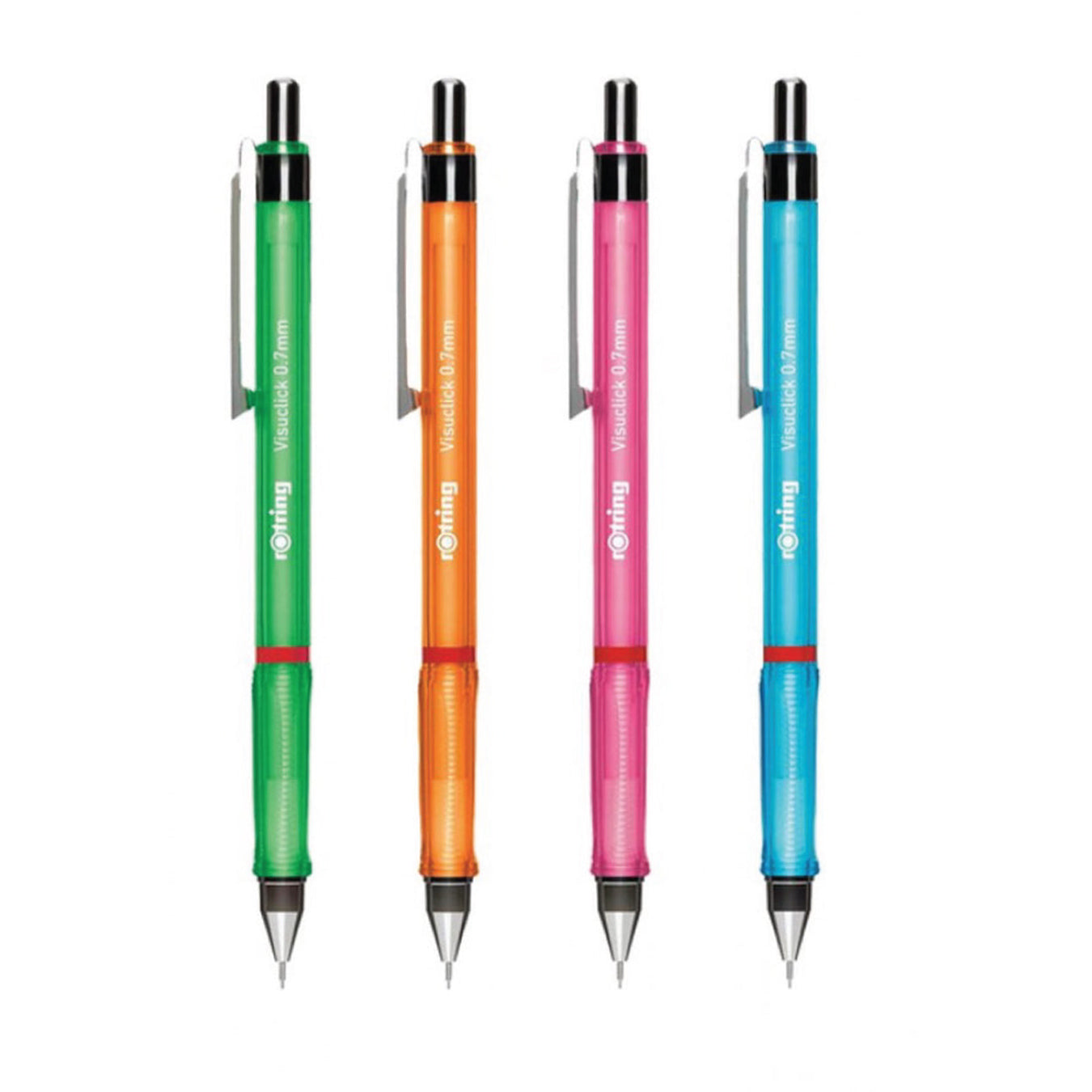 Rotring Visuclick 0.7mm Mechanical Pencil - Pink (24 HB Leads)