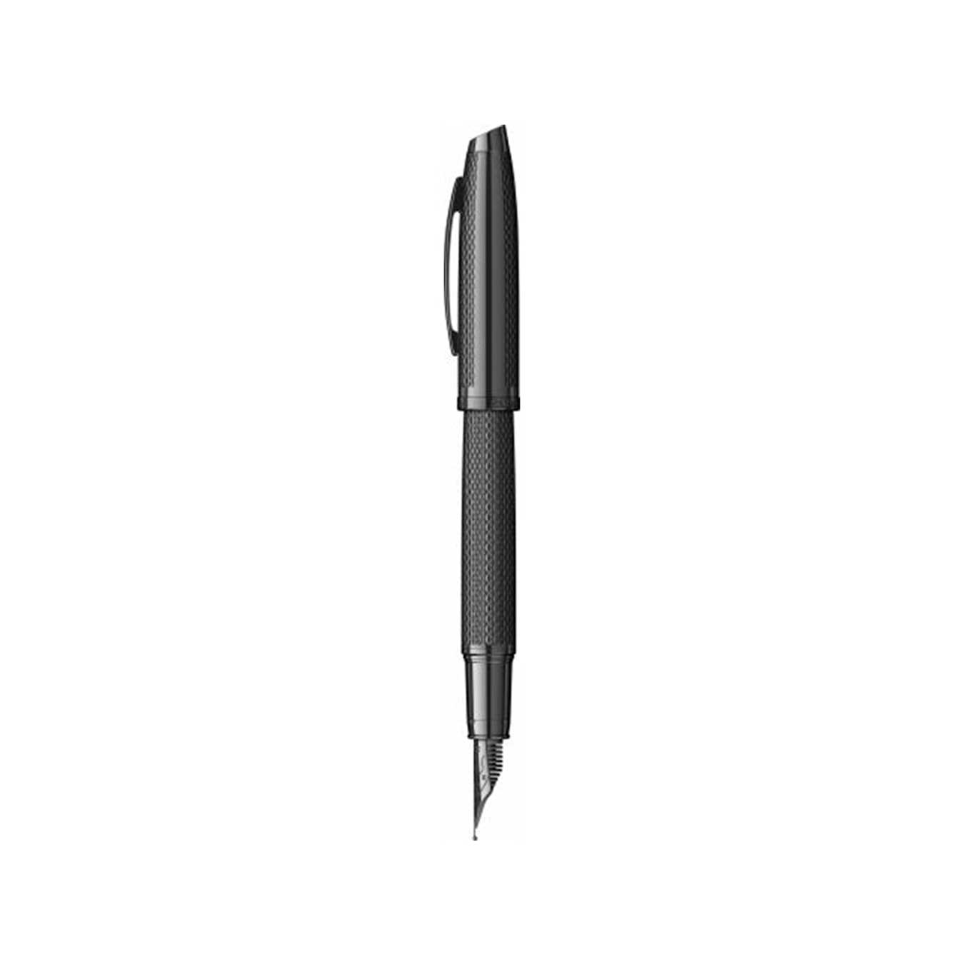 Scrikss Oscar 390 Medium Nib Fountain Pen - Matt Black