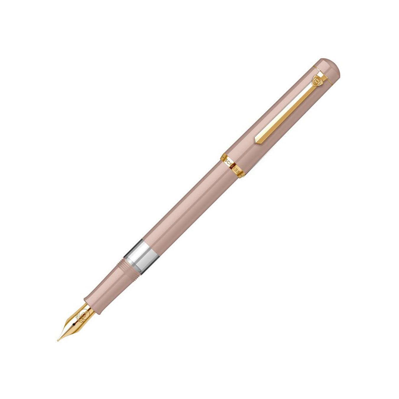 Scrikss 419 Medium Nib Fountain Pen in Powder GT