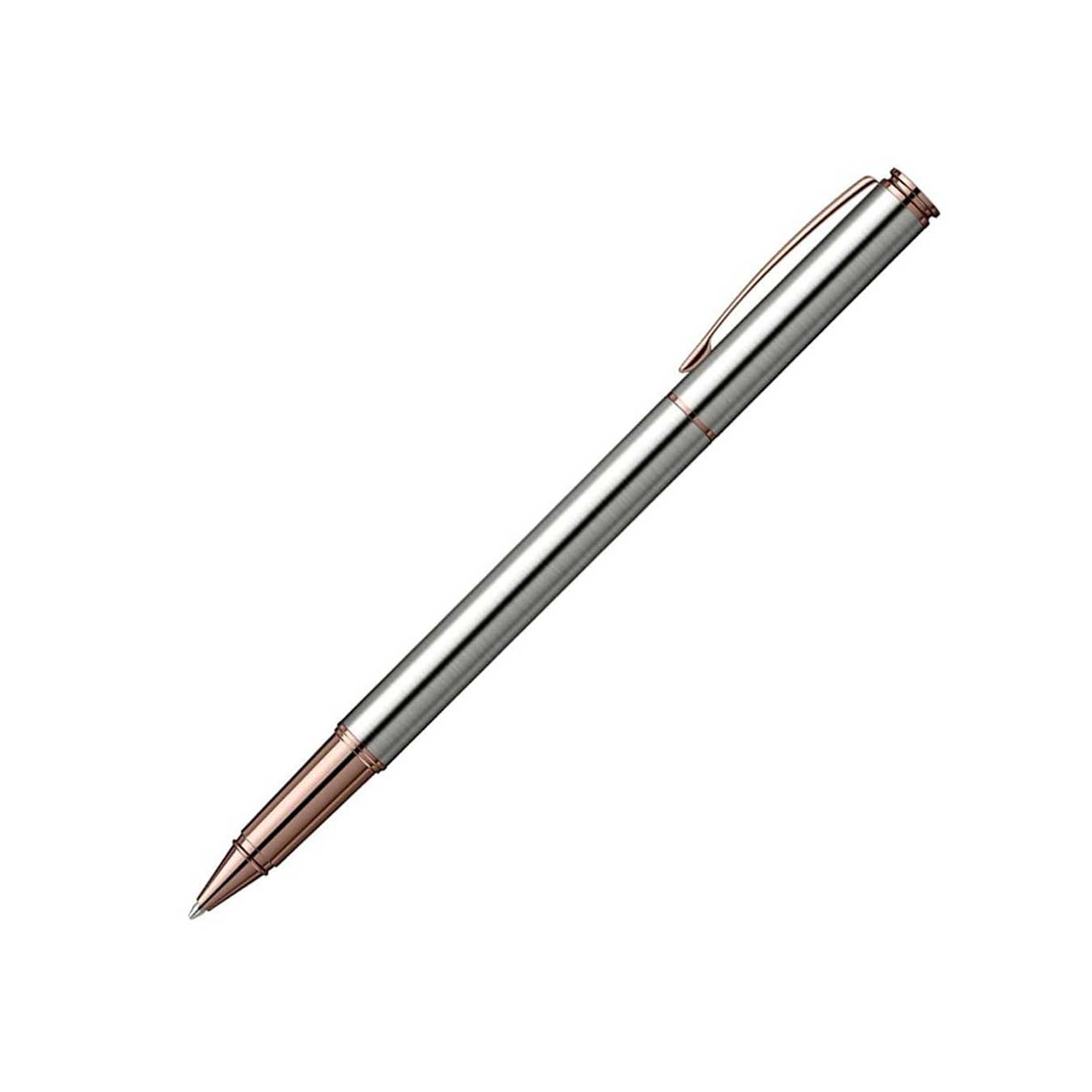 Scrikss 64 Series Rollerball Pen in Bronze Chrome on a white background