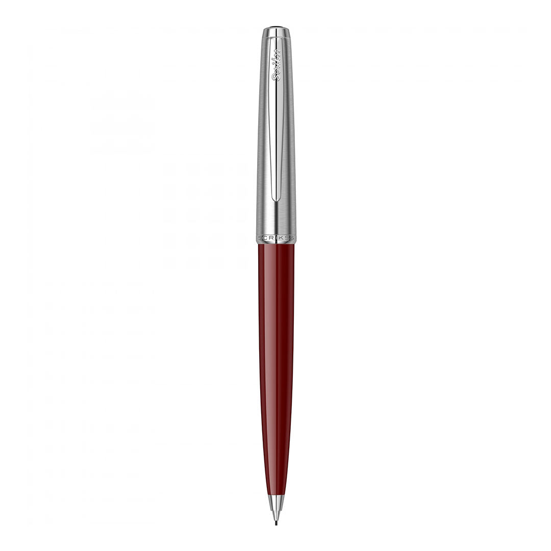Scrikss | Metropolis 78 | 0.7mm Mechanical Pencil | In Std Box | Burgundy