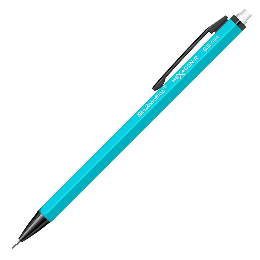 Scrikss | Hexagon-R | Mechanical Pencil | 0.5mm | Blue
