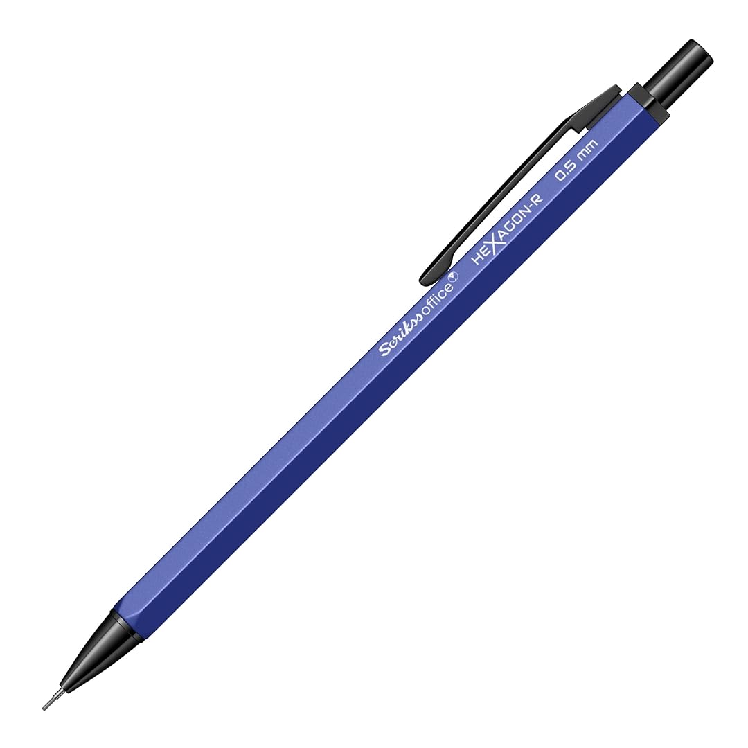 Scrikss | Hexagon-R | Mechanical Pencil | 0.5mm | Dark Blue