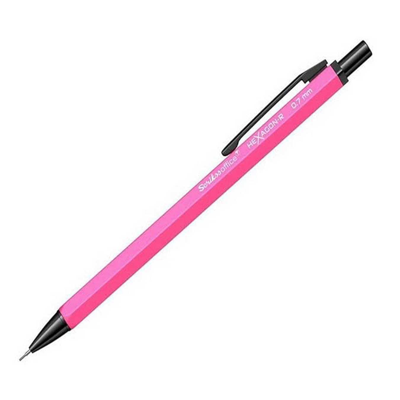 Scrikss Hexagon-R 0.7mm Mechanical Pencil in Pink