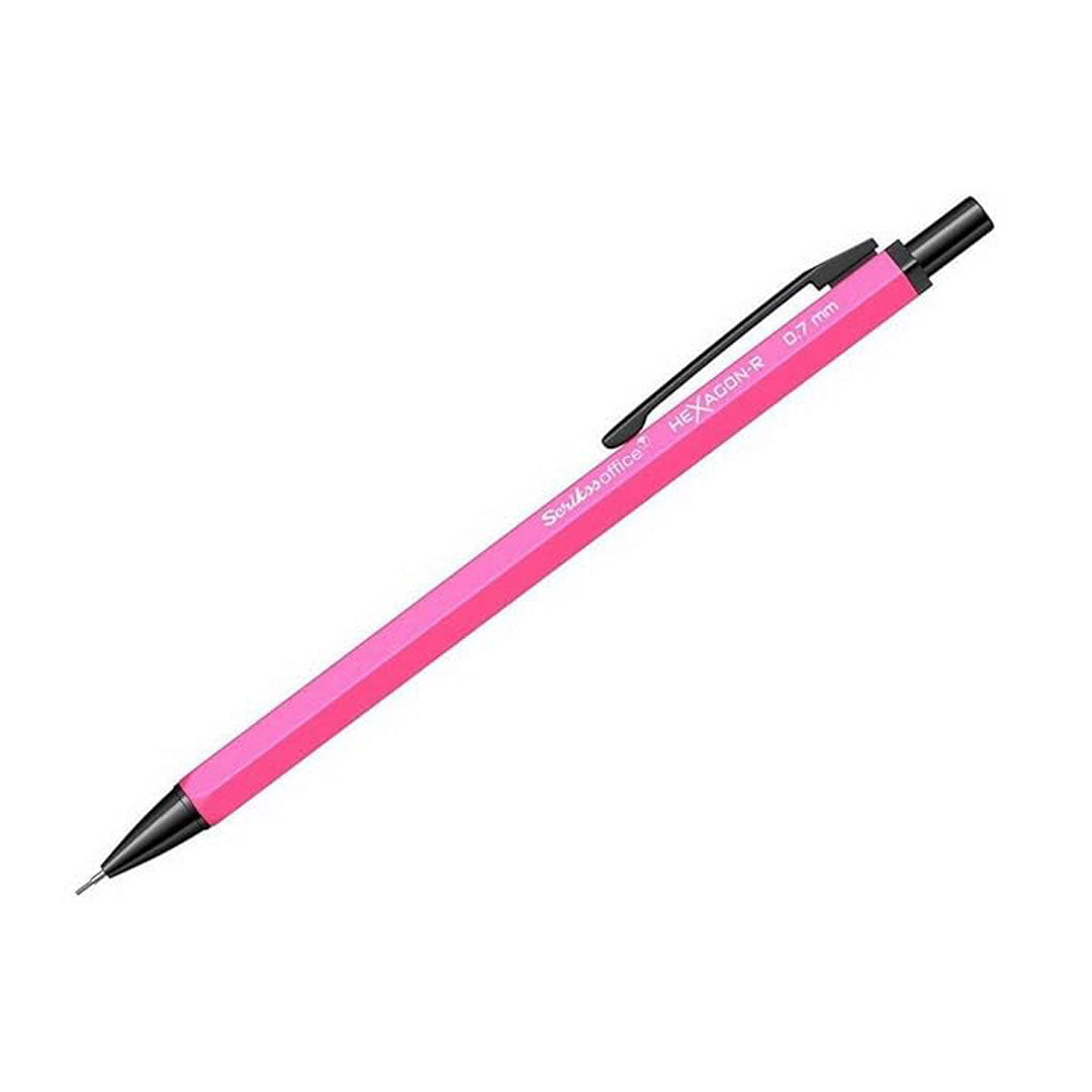 Scrikss | Hexagon-R | Mechanical Pencil | 0.7mm | Pink