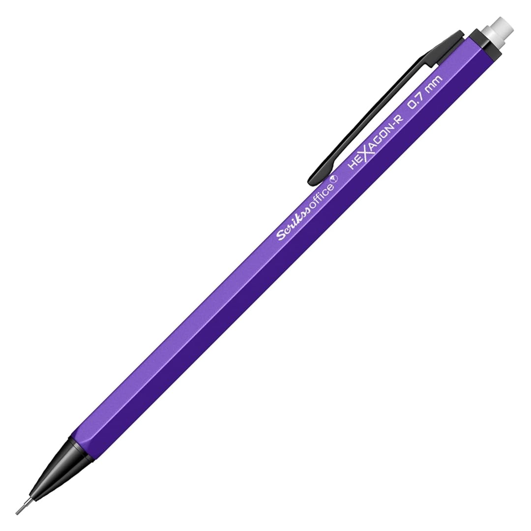 Scrikss | Hexagon-R | Mechanical Pencil | 0.7mm | Purple