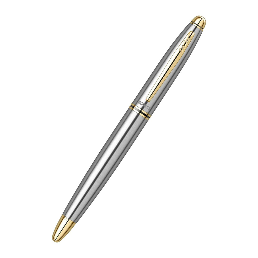 Scrikss | Knight 88 | Satin SS | Fountain Ink Pen | Medium Nib