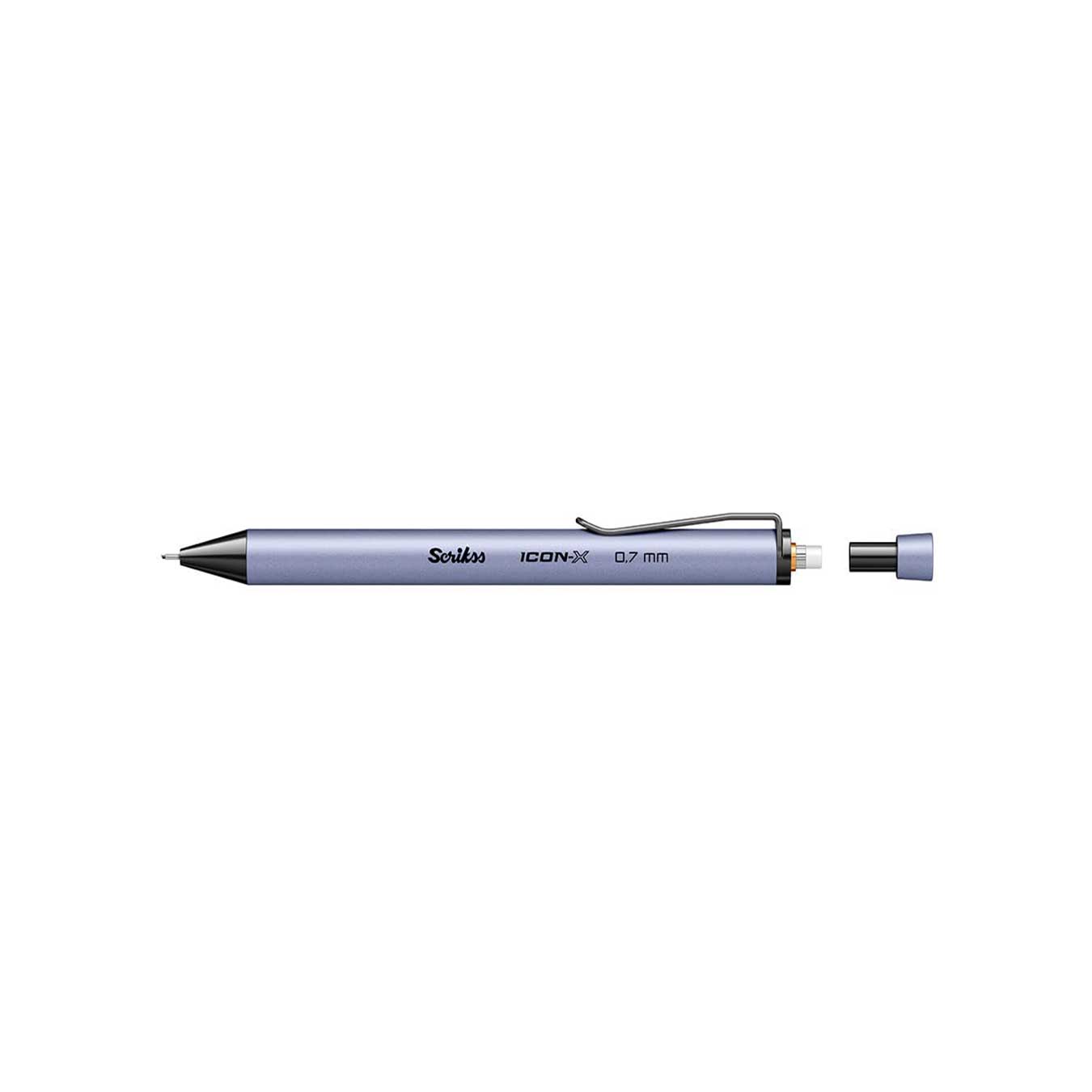 Scrikss Icon-X 0.7mm Mechanical Pencil in Lilac on a white background