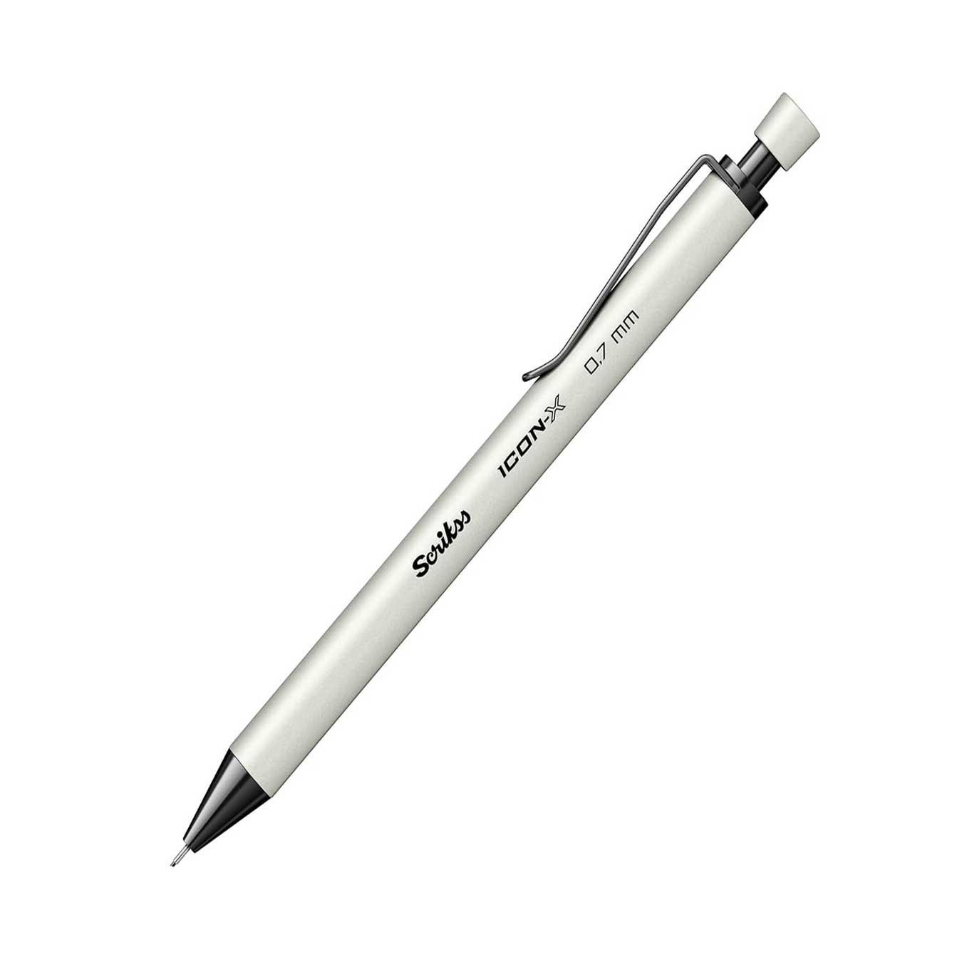 Scrikss Icon-X 0.7mm Mechanical Pencil in White