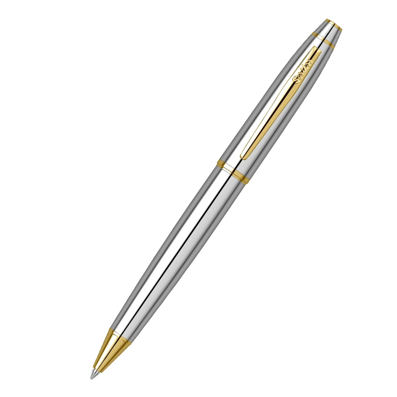 Scrikss Noble 35 Ballpoint Pen in Chrome GT