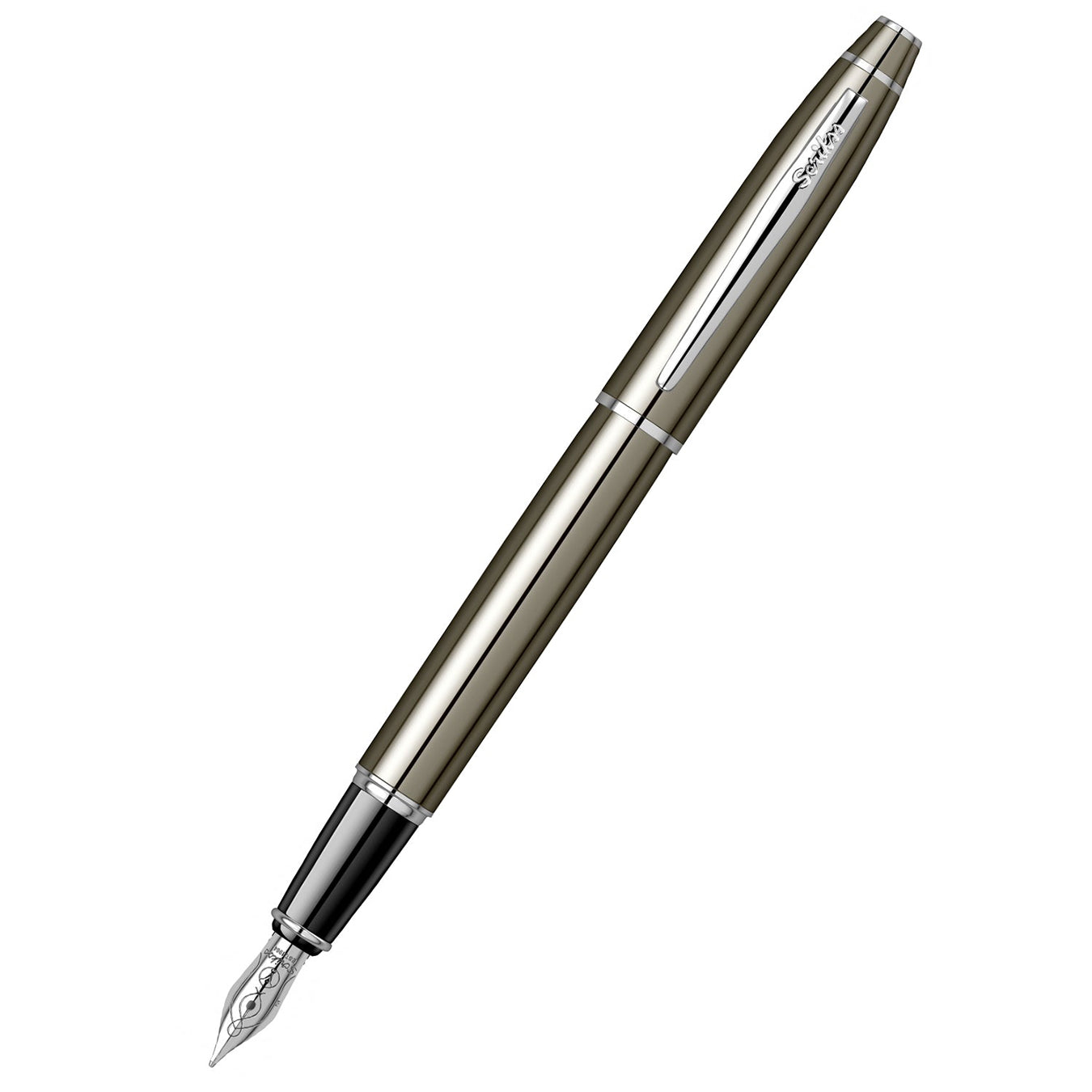 Scrikss Noble 35 Medium nib Fountain Pen in Titanium CT