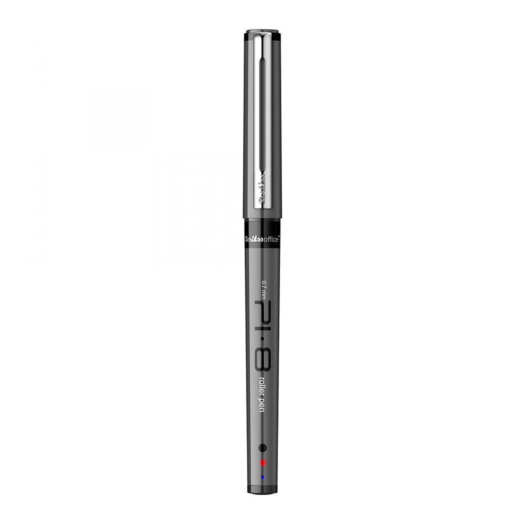Scrikss PI-8 0.7mm Roller Pen | Black (12 PCS)