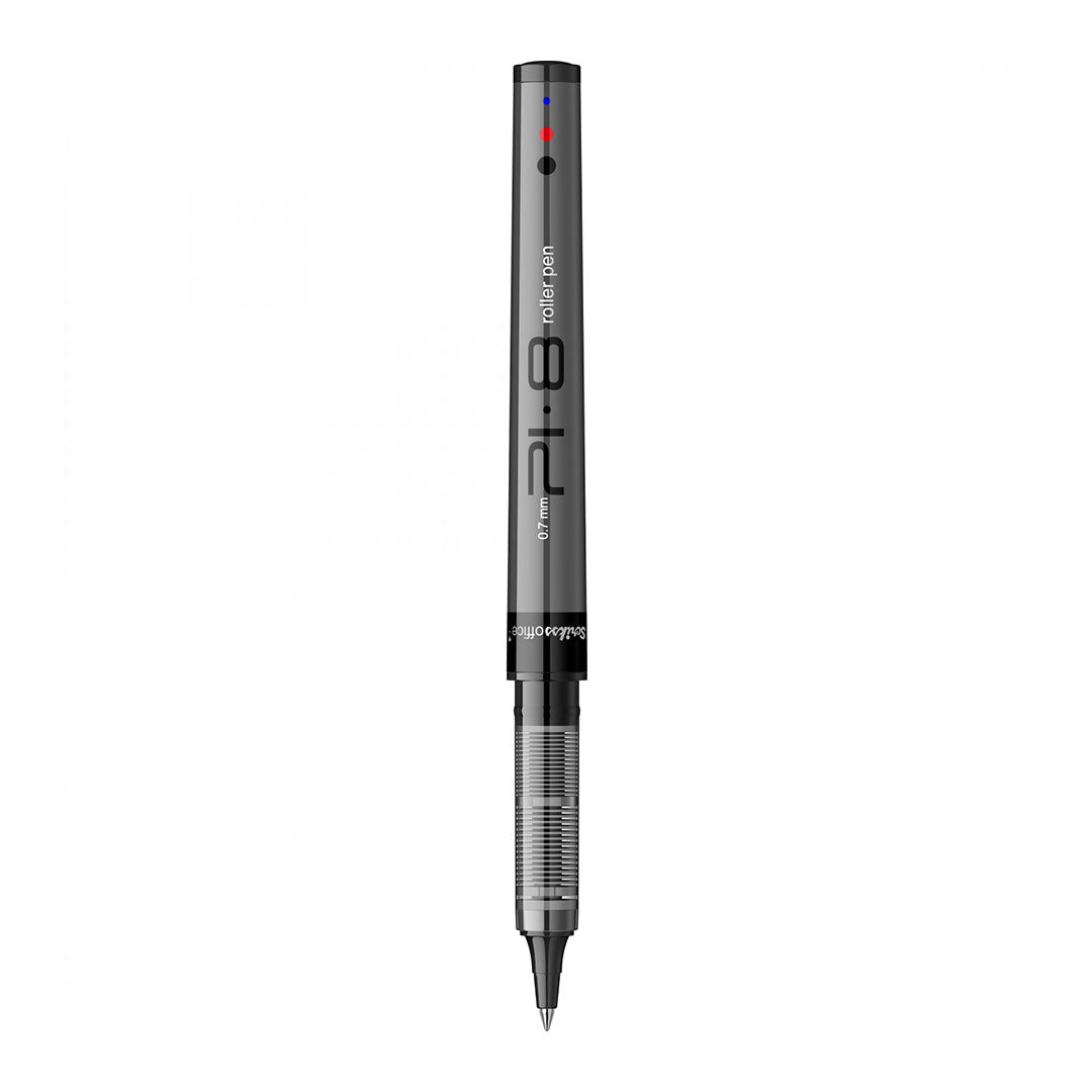 Scrikss PI-8 0.7mm Roller Pen | Black (12 PCS)