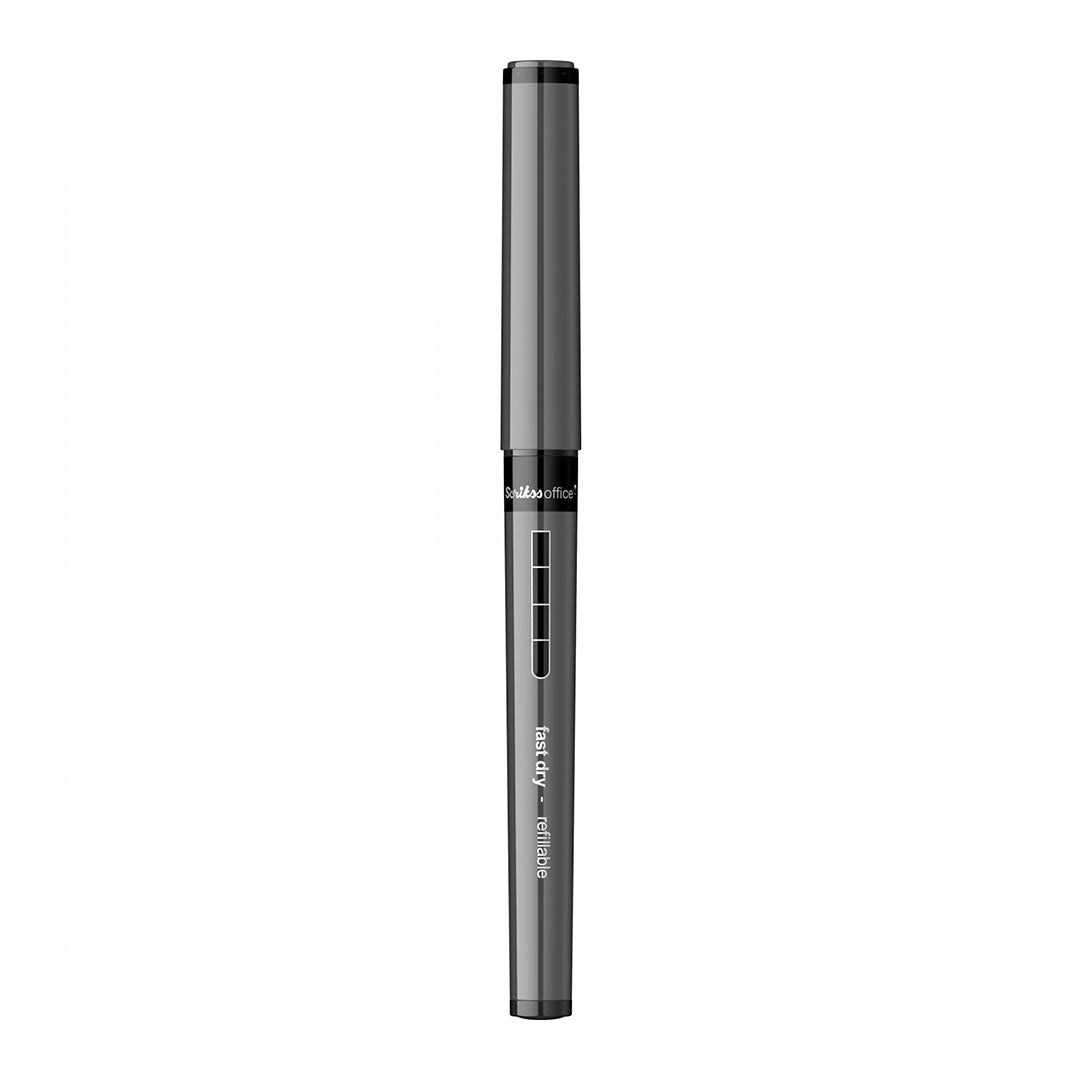 Scrikss PI-8 0.7mm Roller Pen | Black (12 PCS)