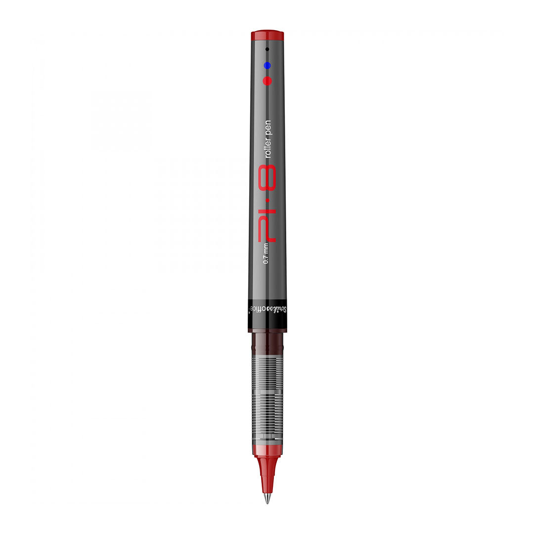 Scrikss PI-8 0.7mm Roller Pen | Red (12 PCS)