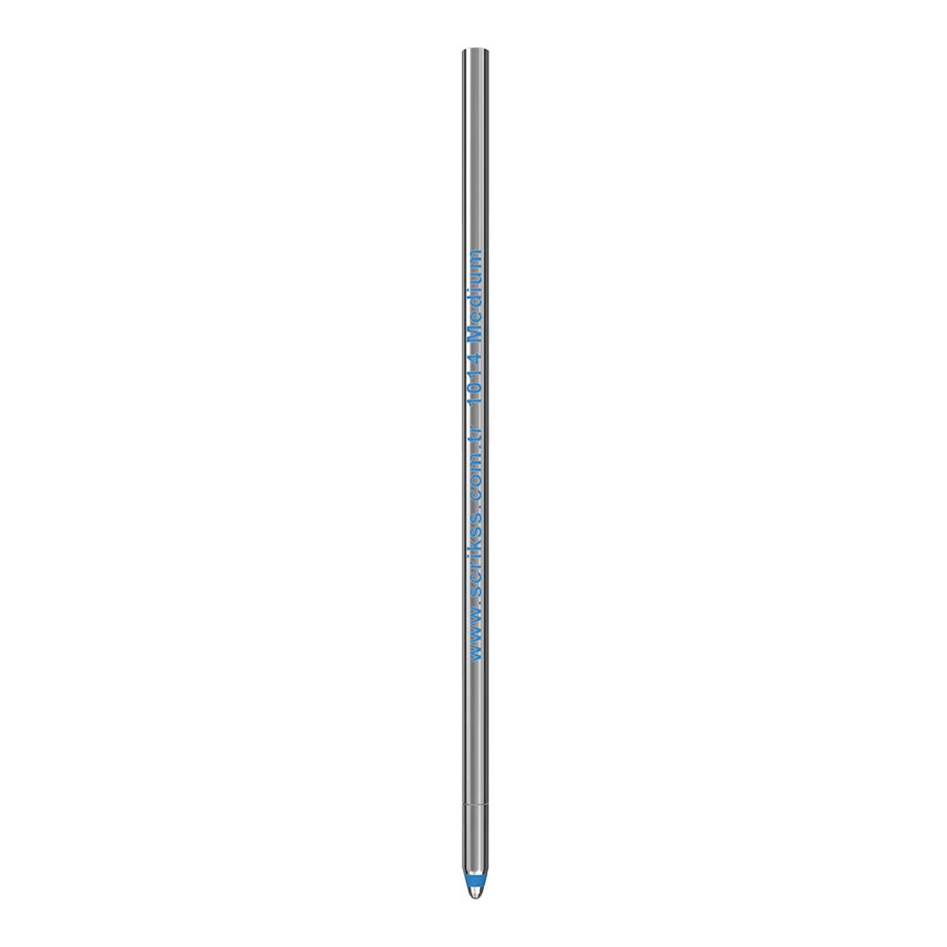 Scrikss D1 Ballpoint Pen Refill Blue 0.7 mm on a white background