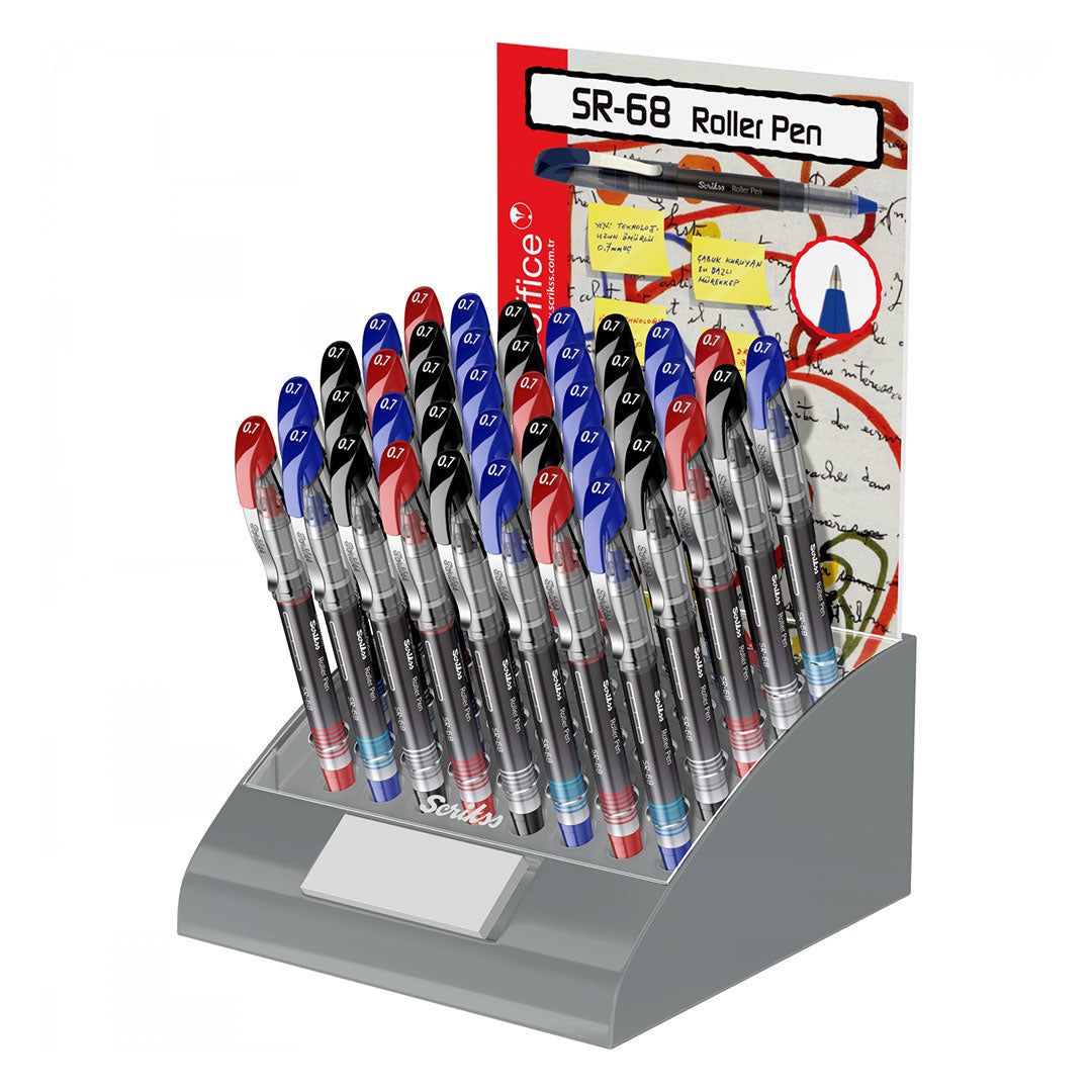 Scrikss SR-68 0.7mm Rollerball Pen - Black