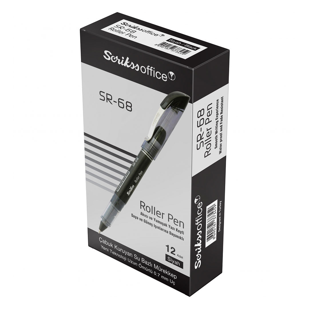 Scrikss SR-68 0.7mm Rollerball Pen - Black